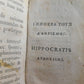 1675 HIPPOCRATES APHORISMS antique VELLUM BOUND