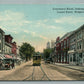 BRIDGETON NJ COMMERCE STREET TROLLEY ANTIQUE POSTCARD
