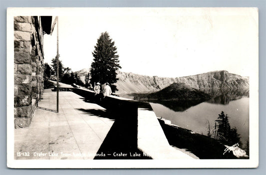 CRATER LAKE 1953 VINTAGE REAL PHOTO POSTCARD RPPC