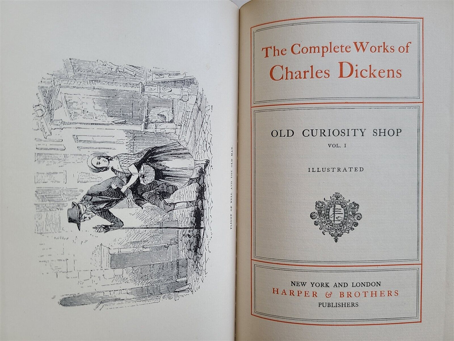 1900 COMPLETE WORKS of CHARLES DICKENS antique 30 VOLUMES in ENGLISH