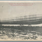 GERMAN WAR DIRIGIBLE ZEPPELIN L 2 ANTIQUE WWI ERA POSTCARD