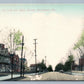 NORRISTOWN PA DE KALB & BASIN STREETS ANTIQUE POSTCARD