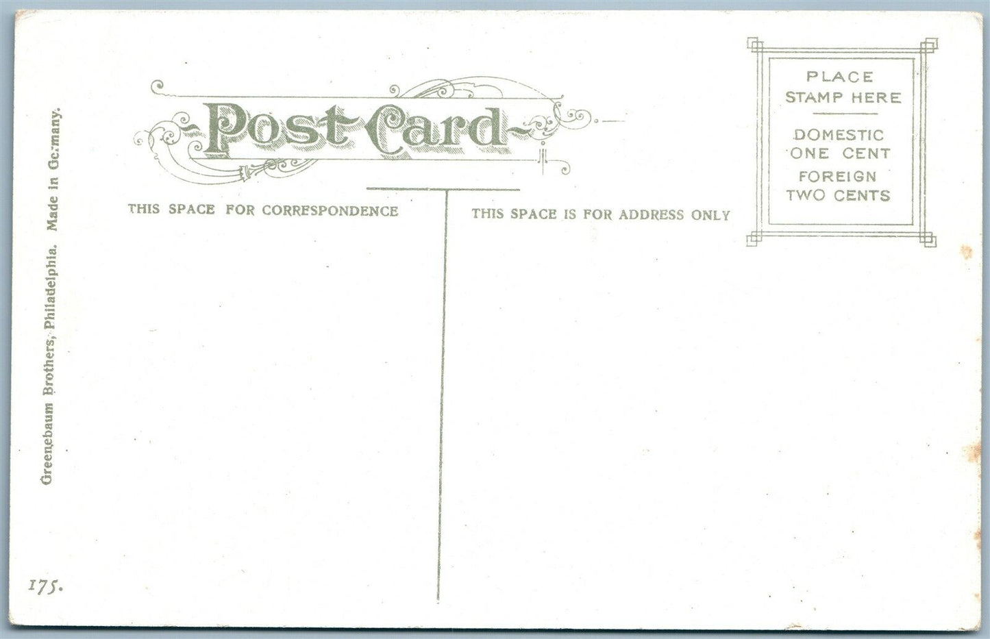 PHILADELPHIA PA CRADLE OF LIBERTY KOCH BR ALLENTOWN ADVERTISING ANTIQUE POSTCARD