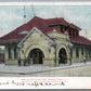 MIDDLETOWN NY ERIE RAILROAD STATION 1906 ANTIQUE POSTCARD railway depot