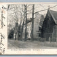 BURLINGTON NJ ST.MARY'S HALL GREEN BANK ANTIQUE POSTCARD