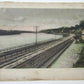 VINTAGE POSTCARD RAILROAD STATION PENNSYLVANIA LINES PITTSBURGH CHICAGO railway