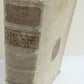 1703 BLIND-STAMPED PIGSKIN BOUND ANTIQUE FOLIO by Josephi Mansi Vol.2