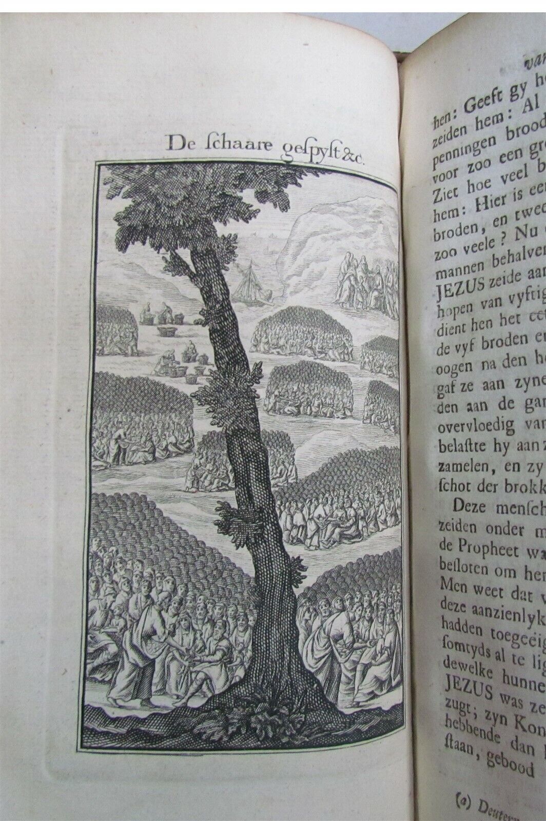 1741 ILLUSTRATED JESUS WONDERS HISTORY by A. CALMET ANTIQUE in DUTCH w/ MAP