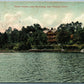 NEW PRESTON CT CARTER HOUSE LAKE WARAMAUG ANTIQUE POSTCARD