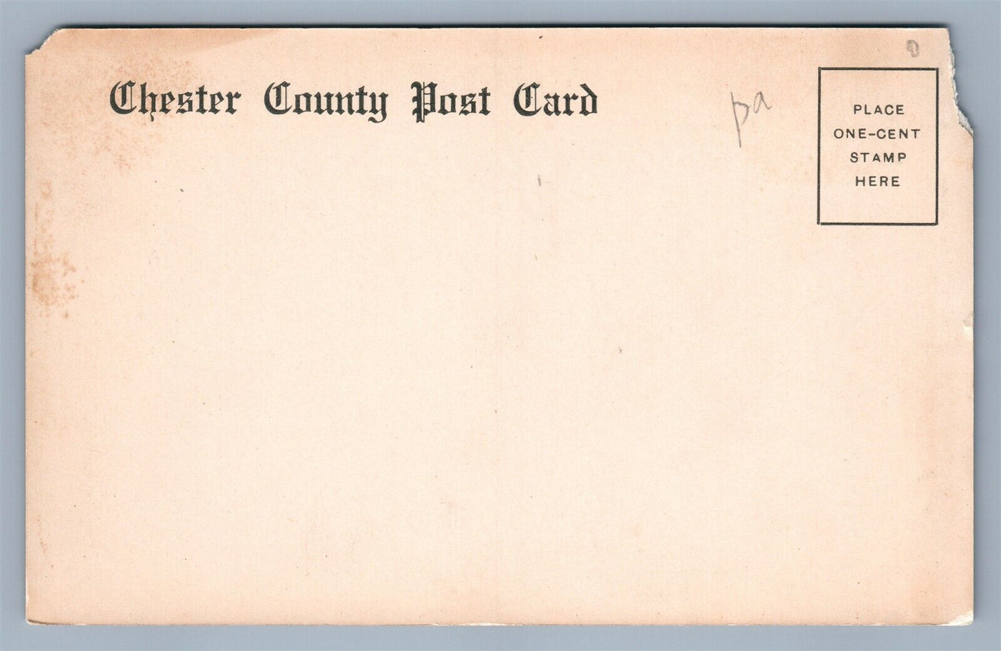 COPE'S BRIDGE ON BRANDYWINE PA ANTIQUE POSTCARD