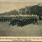 NEW YORK NY HUDSON-FULTON CELEBRATION PARADE BRITISH MARINES ANTIQUE POSTCARD