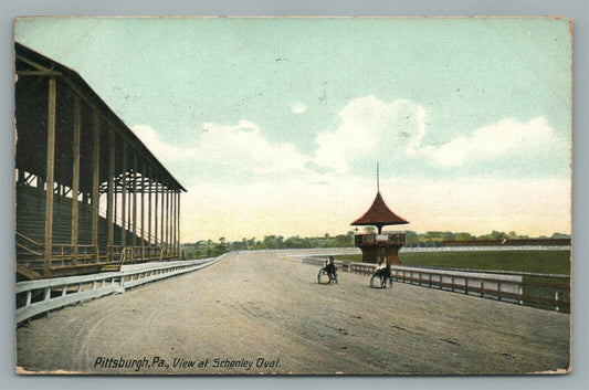 PITTSBURG PA SCHENLEY OVAL ANTIQUE POSTCARD