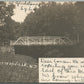 POTTERSVILLE NJ 1906 ANTIQUE REAL PHOTO POSTCARD RPPC
