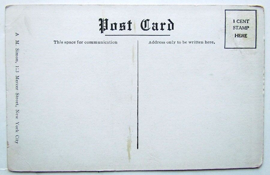 ANTIQUE POSTCARD SAINTS PHILLIP & JAMES SCHOOL ST.JAMES LONG ISLAND NEW YORK