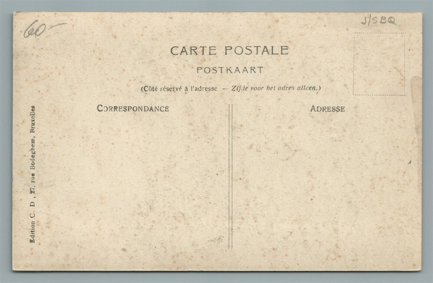 RUSSIAN TSAR NICHOLAS II WWI ERA 1914 ANTIQUE FRENCH POSTCARD