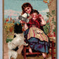 VICTORIAN TRADE CARD WARNER'S SAFE YEAST antique