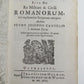 1696 De Romana Republica by Petro Cantelio ILLUSTRATED antique ARMORIAL VELLUM