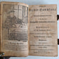 1814 HYMNAL BOOK in GERMAN LEATHER BOUND w/CLASPS antique AMERICANA Philadelphia