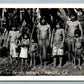 DARIEN INDIANS PANAMA ANTIQUE REAL PHOTO POSTCARD RPPC