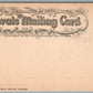 PROVINCETOWN MA ANTIQUE POSTCARD PRIVATE MAILING CARD