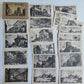 GIOVANNI PIRANESI SET of 38 ITALIAN POSTCARDS w/ ORIGINAL FOLDER antique