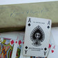 VINTAGE BRITISH PLAYING CARDS DOUBLE DECK w/ BOX by JOHN WADDINGTON Birds backs