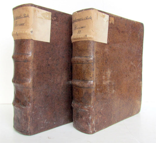 1686 ALPHABETUM MORALE by R.P. Stephani S. Paulo antique 2 VOLUMES