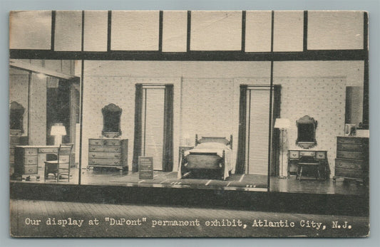 ATLANTIC CITY NJ DuPONT PERMANENT EXHIBIT ANTIQUE POSTCARD