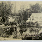 WOODSTOWN NJ TOMS PLAYS GARDEN STATION VINTAGE POSTCARD w/ ORIGINAL NEGATIVE