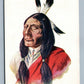 AMERICAN INDIAN LOWNEY'S CHOCOLATES ADVERTISING ANTIQUE POSTCARD