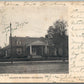 BROOKLYN NY FLUSHING LEAGUE BUILDING ANTIQUE POSTCARD