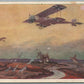 GERMAN WWI ANTIQUE POSTCARD BIPLANE BOMBER