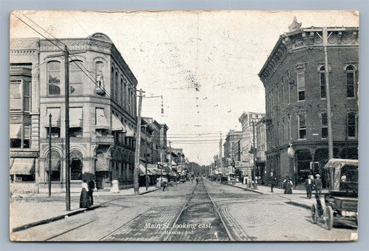 MANCIE IND MAIN STREET ANTIQUE POSTCARD