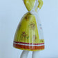 HUNGARY PORCELAIN FIGURE HUNGARIAN DANCING GIRL by HOLLOHAZA vintage