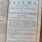 1778 BOOK OF COMMON PRAYER & PSALTER ENGLISH ANTIQUE Oxford ORIGINAL BINDING