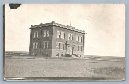 ONIDA SD SCHOOL ANTIQUE REAL PHOTO POSTCARD RPPC