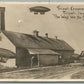 TRIPOLI IA CREAMERY CO. FUTURISTIC COLLAGE ANTIQUE REAL PHOTO POSTCARD RPPC