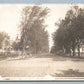 CLINTON WI CHURCH STREET 1907 ANTIQUE REAL PHOTO POSTCARD RPPC