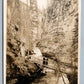 CANADA BANFF JOHNSON CANYON VINTAGE REAL PHOTO POSTCARD RPPC