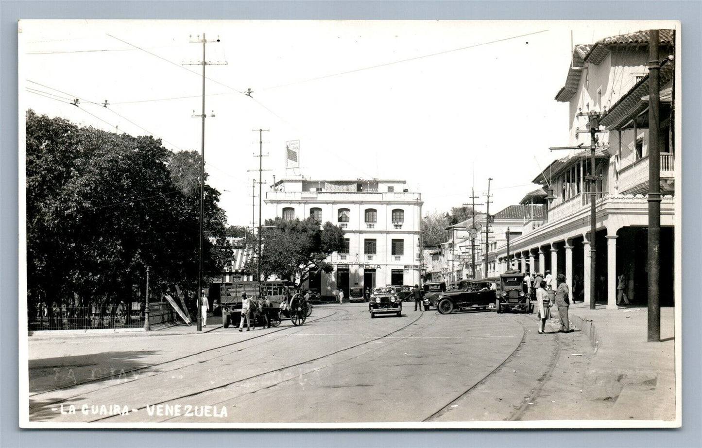 VENEZUELA LA GUAIRA VINTAGE REAL PHOTO POSTCARD RPPC