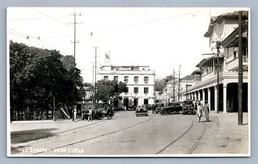 VENEZUELA LA GUAIRA VINTAGE REAL PHOTO POSTCARD RPPC