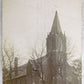 RPPC ST. PAUL'S CATHOLIC CHURCH MINERAL POINT WIS. 1917 ANTIQUE PHOTO POSTCARD