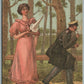 RUSSIAN ANTIQUE POSTCARD TACTIC of LOVE military ARTIST SIGNED by I. KAZACHKOV