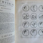 1706 ROMAN NUMISMATICS antique VELLUM BINDING ILLUSTRATED 121 ENGRAVINGS