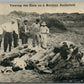 MEXICAN REVOLUTION ERA BATTLEFIELD w/ DEAD SOLDIERS ANTIQUE POSTCARD