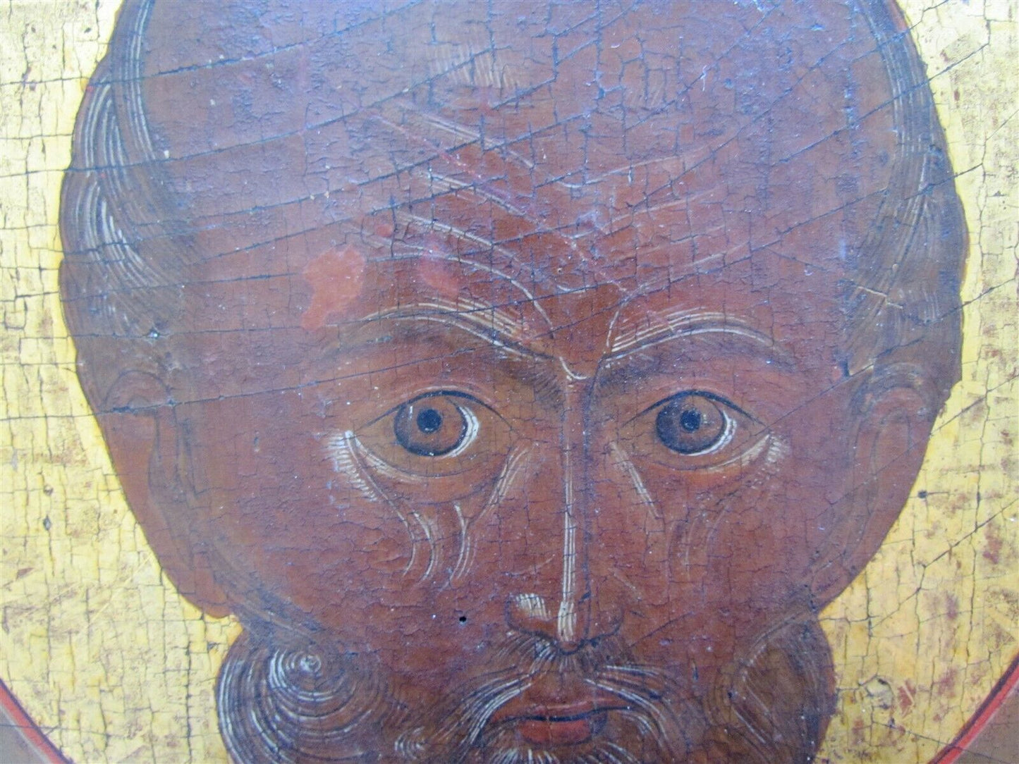 18th CENTURY RUSSIAN ICON of ST. NICHOLAS ANTIQUE MUSEUM QUALITY