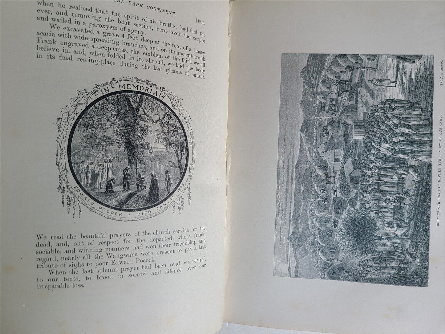 1899 THROUGH the DARK CONTINENT H. STANLEY antique illustrated Africa travel V.I