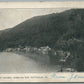 POTTSVILLE PA LAKE & BOAT HOUSES ANTIQUE POSTCARD
