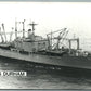 MILITARY SHIP USS DURHAM VINTAGE REAL PHOTO POSTCARD RPPC