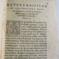 1563 ROMAN HISTORY by Dionysius Halicarnassensis antique 16th century